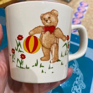 Vintage Madison’s teddy bear cup and dish set 1984
